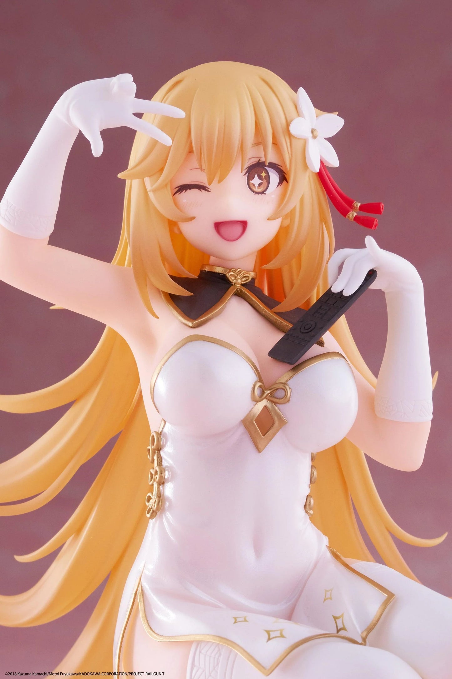 [PRE-ORDER] TAITO A Certain Scientific Railgun Desktop Cute Figure - Misaki Shokuho (Chinese Dress Ver.)