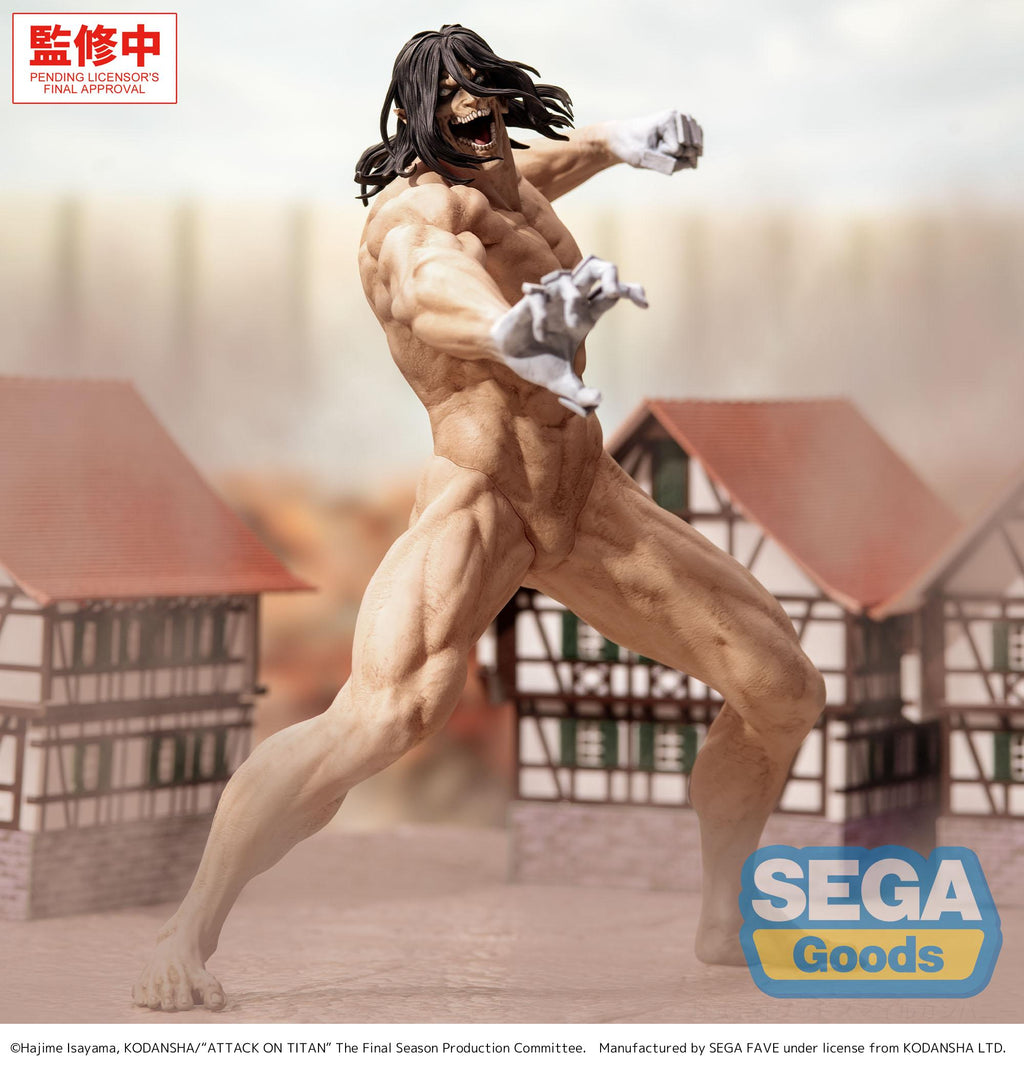 [PRE-ORDER] SEGA GigantiX "Attack on Titan" -Eren Yeager- Attack Titan Ver.
