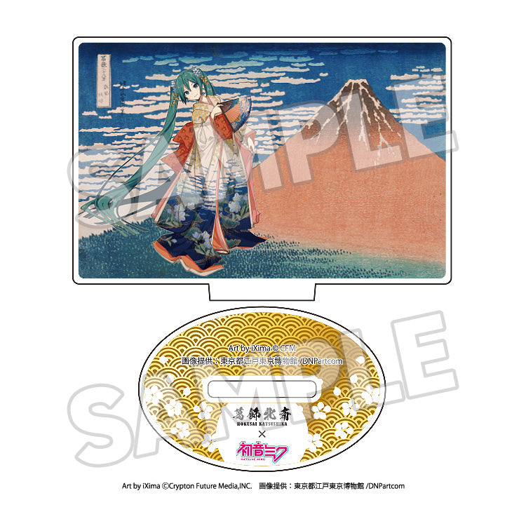 [PRE-ORDER] Presence Co., LTD. Katsushika Hokusai x Hatsune Miku Acrylic Stand
