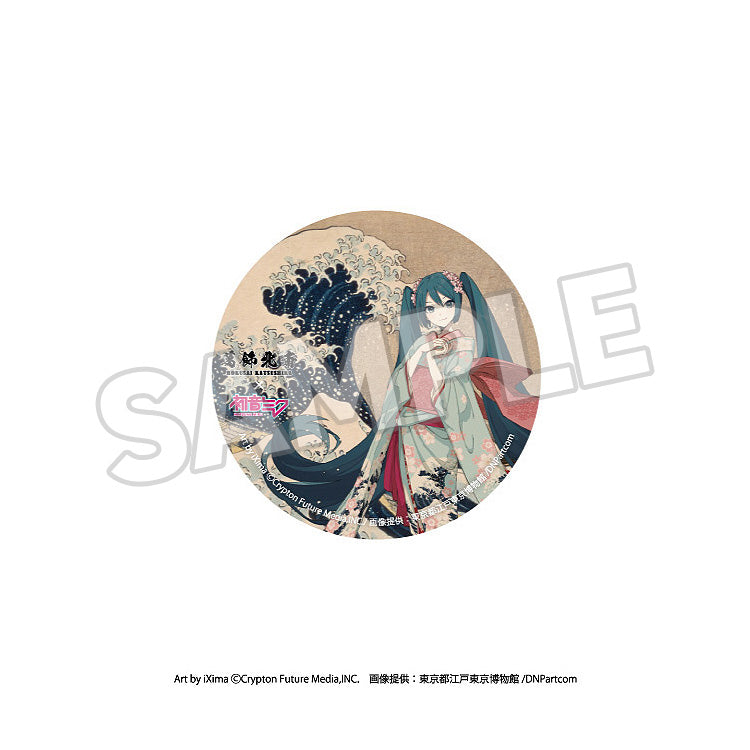 [PRE-ORDER] Presence Co., LTD. Katsushika Hokusai x Hatsune Miku Pinback Button