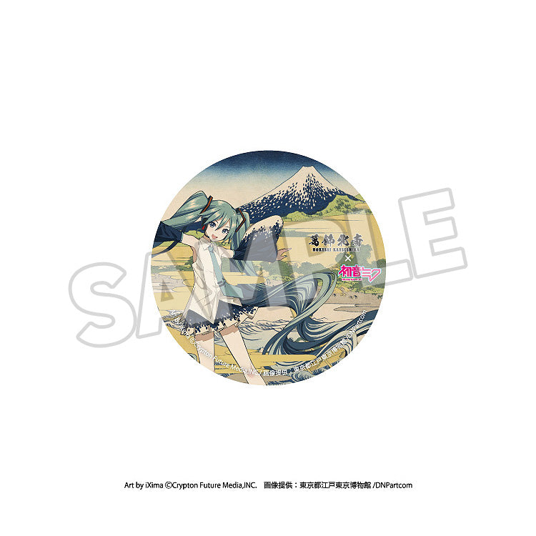 [PRE-ORDER] Presence Co., LTD. Katsushika Hokusai x Hatsune Miku Pinback Button