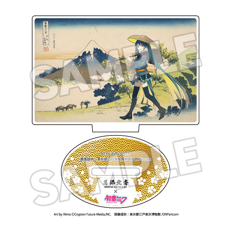 [PRE-ORDER] Presence Co., LTD. Katsushika Hokusai x Hatsune Miku Acrylic Stand