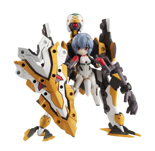 [PRE-ORDER] Megahouse DESKTOP ARMY Evangelion： 3.0+1.0 Thrice Upon a Time Ayanami Rei & Evangelion No. 0 （Kai）（Repeat）