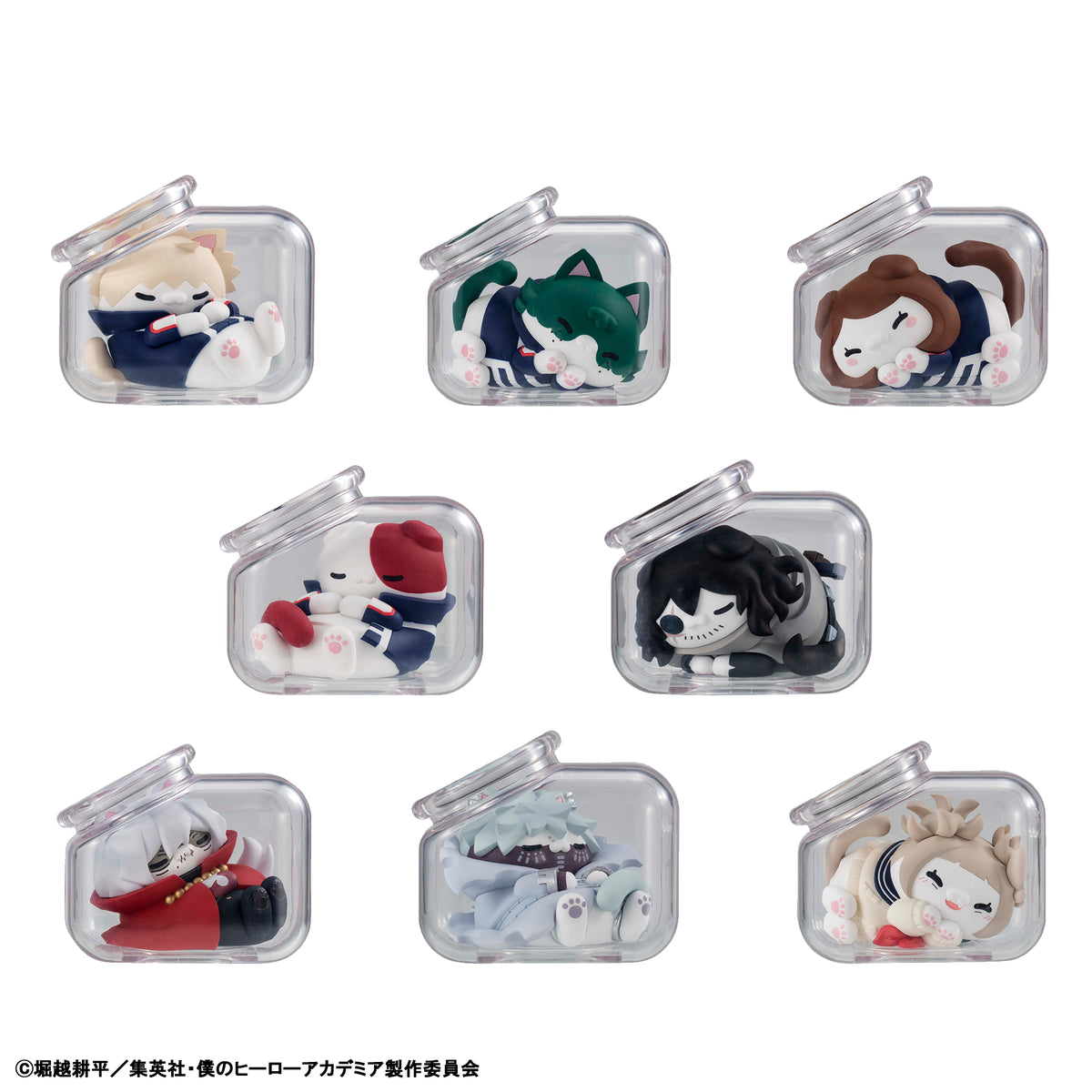 [PRE-ORDER] Megahouse BOX OF 8 - MEGA CAT PROJECT My Hero Academia Good Night Heroaca Cats