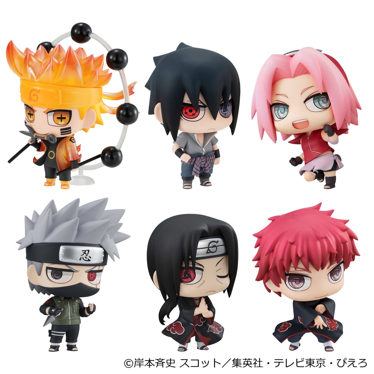 [PRE-ORDER] Megahouse BOX OF 6 - ChimiMega Series Naruto Shippuden Mascot Collection [1]