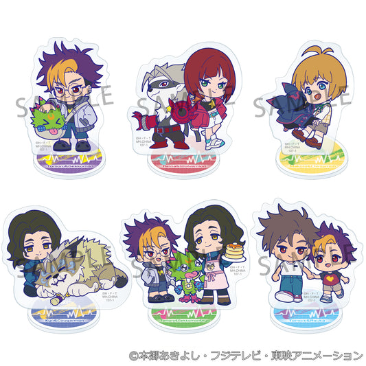 [PRE-ORDER] Megahouse BOX OF 6 - Acrylic Stand Buddycolle DIGIMON BEATBREAK