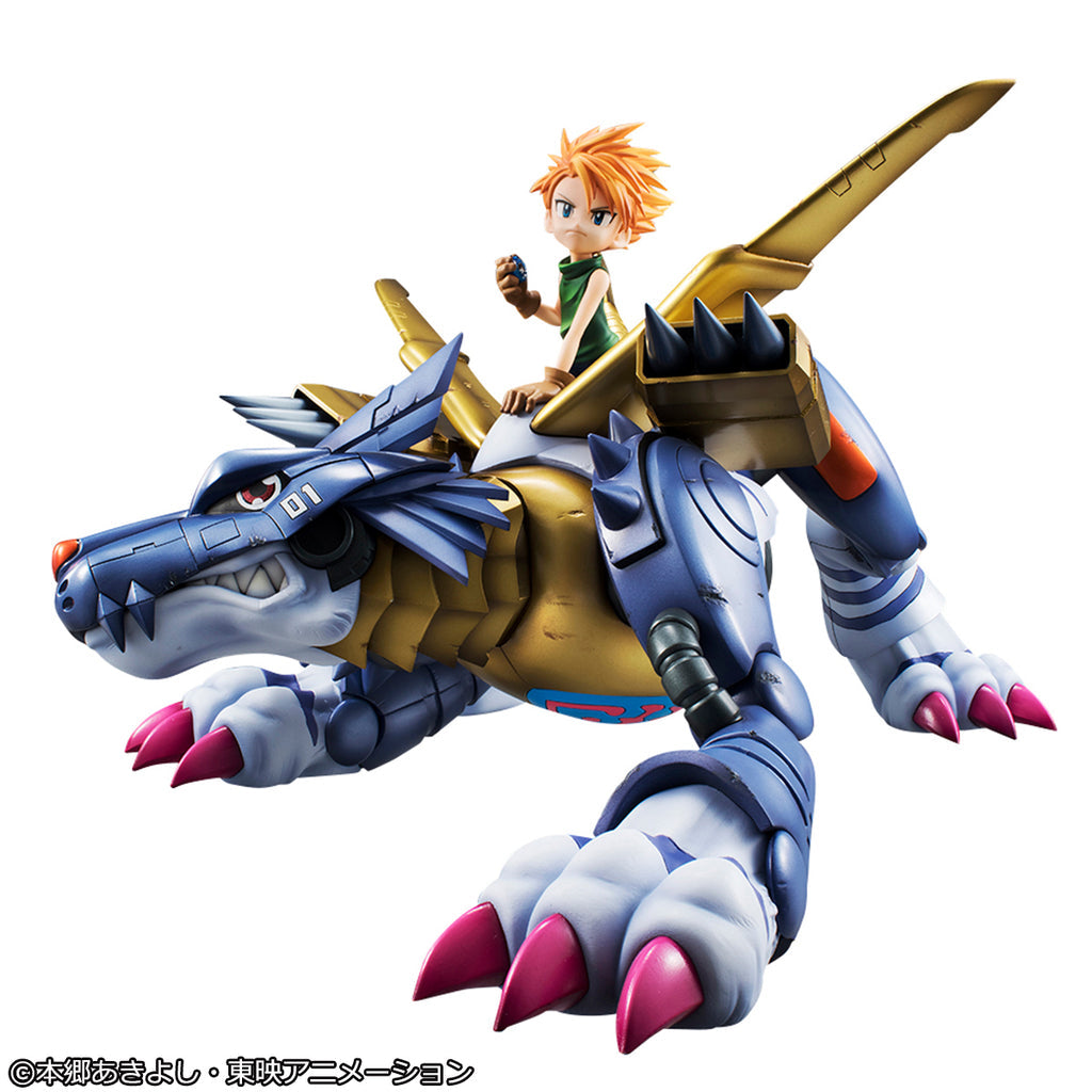 [PRE-ORDER] Megahouse Precious G.E.M. Series Digimon Adventure Metal Garurumon & Ishida Yamato （Repeat）