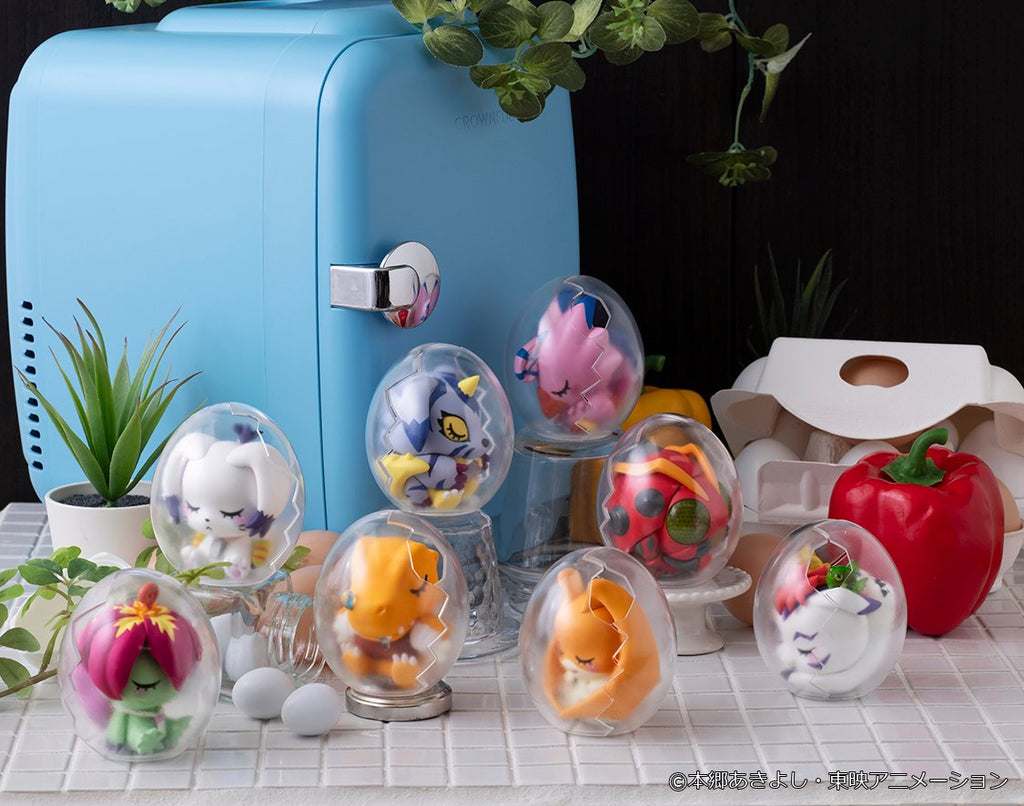 [PRE-ORDER] Megahouse BOX OF 8 - MEGA EGG FIGURE Digimon Adventure Good Night Digicolle!