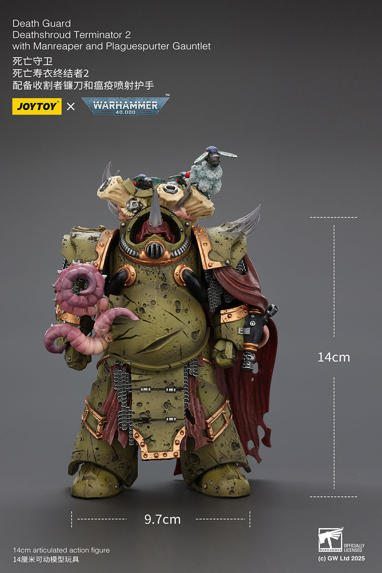 [PRE-ORDER] JoyToy Death Guard Deathshroud Terminator 2 with Manreaper and Plaguespurter Gauntlet (2026)