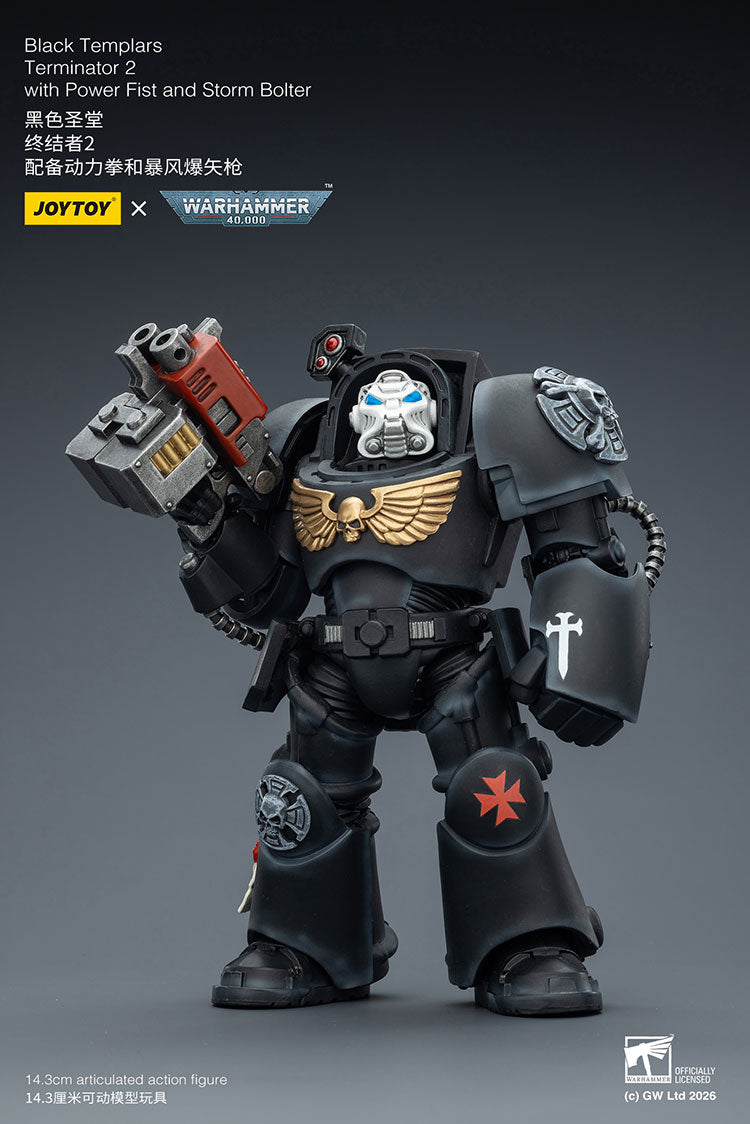 [PRE-ORDER] JoyToy BlackTemplars Terminator 2 with Power Fist and Storm Bolter