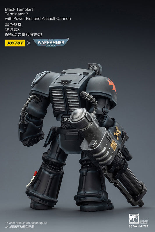 [PRE-ORDER] JoyToy Black Templars Terminator 3 with Power Fist and Assault Cannon