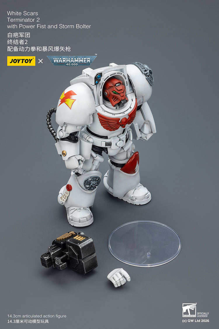 [PRE-ORDER] JoyToy White Scars Terminator 2 with Power Fist and Storm Bolter