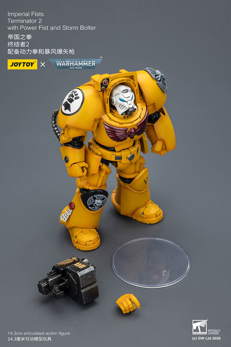 [PRE-ORDER] JoyToy Imperial Fists Terminator 2 with Power Fist and Storm Bolter