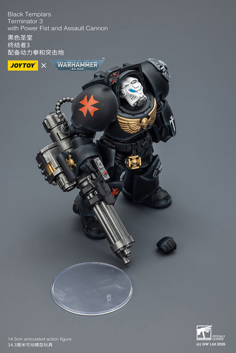 [PRE-ORDER] JoyToy Black Templars Terminator 3 with Power Fist and Assault Cannon