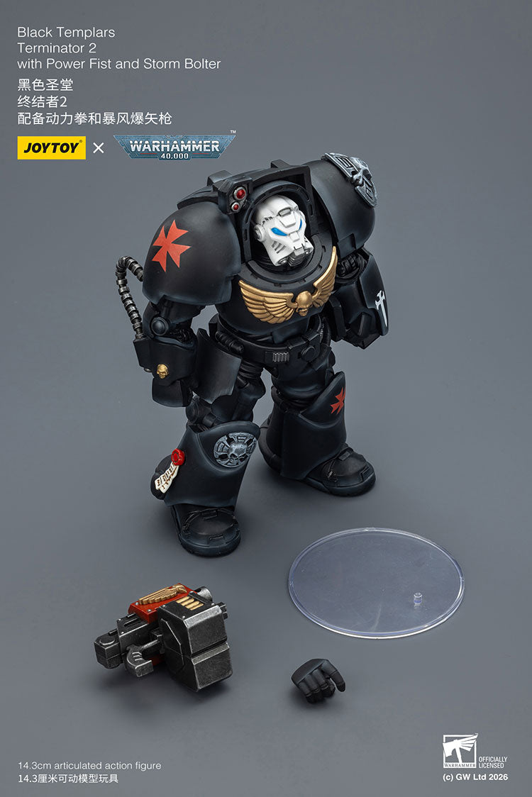 [PRE-ORDER] JoyToy BlackTemplars Terminator 2 with Power Fist and Storm Bolter