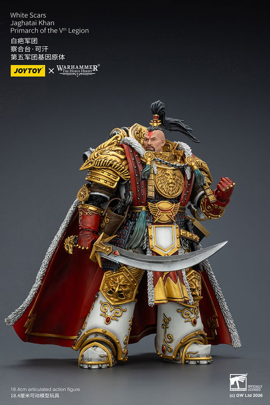 [PRE-ORDER] JoyToy White Scars Jaghatai Khan Primarch of the Vth Legion