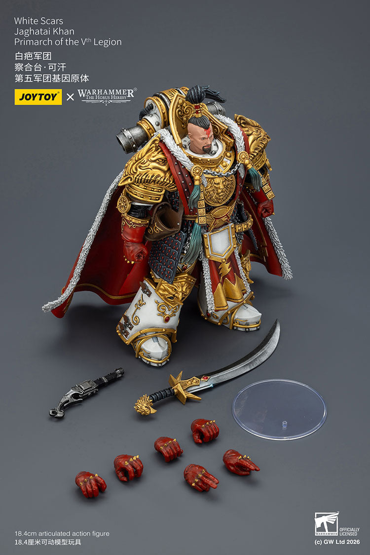[PRE-ORDER] JoyToy White Scars Jaghatai Khan Primarch of the Vth Legion