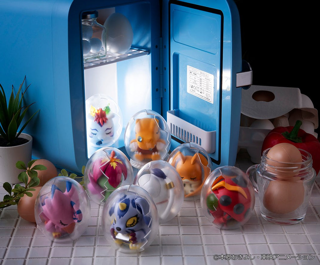 [PRE-ORDER] Megahouse BOX OF 8 - MEGA EGG FIGURE Digimon Adventure Good Night Digicolle!