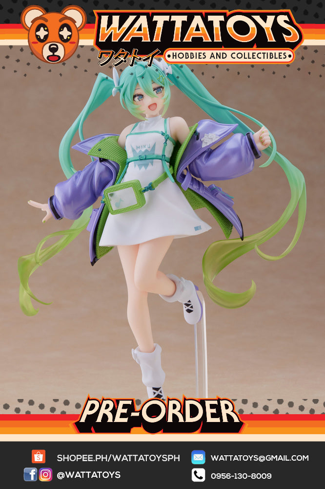 PRE ORDER- TAITO - Hatsune Miku Fashion Figure - Sporty