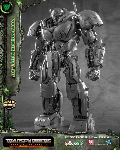 PRE ORDER- YOLOPARK - ADVANCED MODEL KITS - Transformers: Rise of the Beast- Rhinox  Rise of the Beast: Rhinox [Collector's Combination Series] "Transformers: Rise of the Beast" Rhino Willy