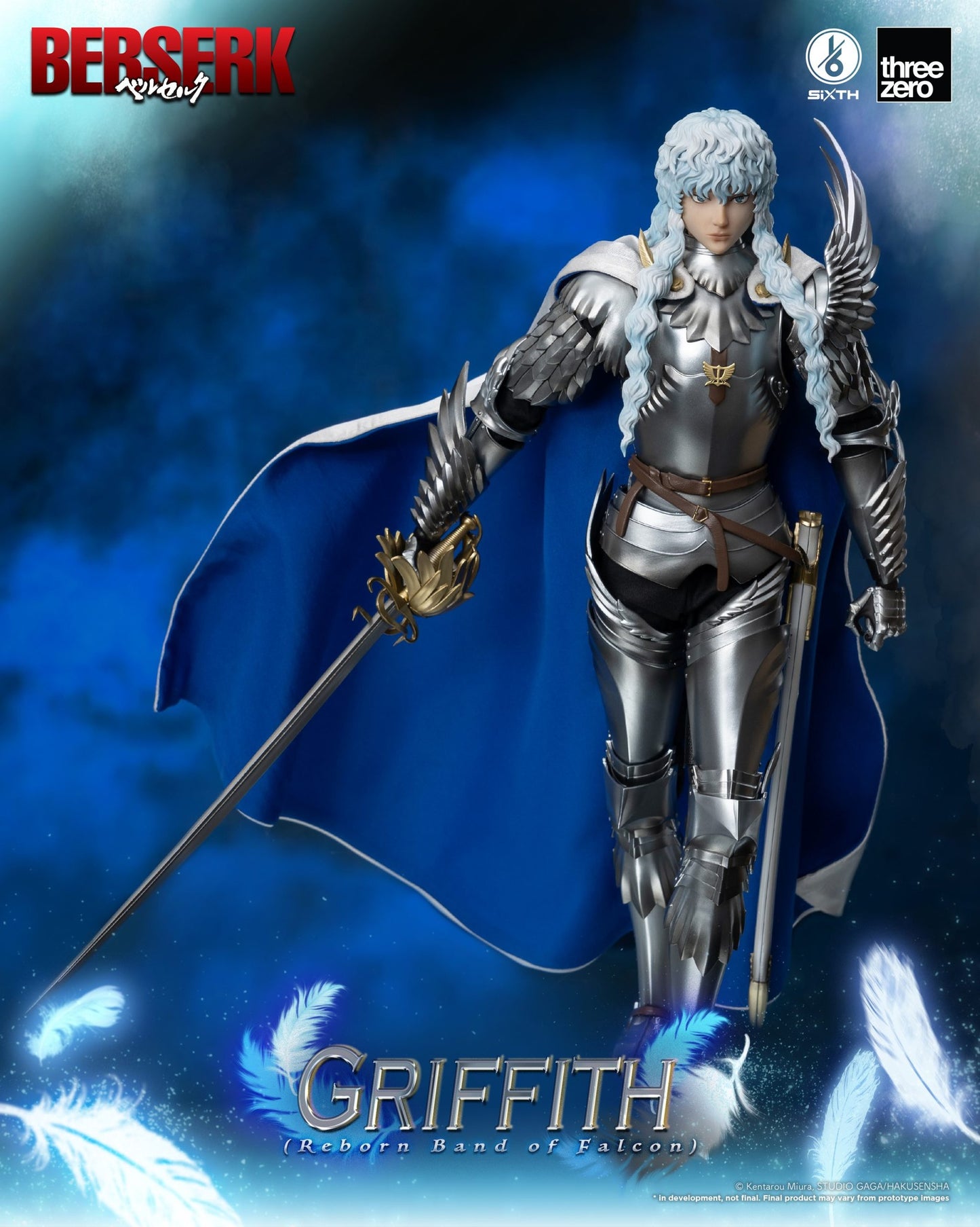 PRE ORDER- ThreeZero - BERSERK - Griffith (Reborn Band of Falcon)