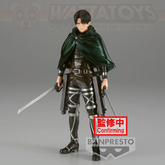 PRE ORDER - BANPRESTO - ATTACK ON TITAN THE FINAL SEASON - LEVI - SPECIAL 10TH ANNIVERSARY VER.