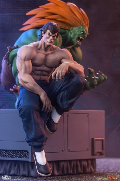 PRE ORDER - Premium Collectibles Studio - Street Fighter - Blanka and Fei Long 1:10 - Street Jam Statue Set