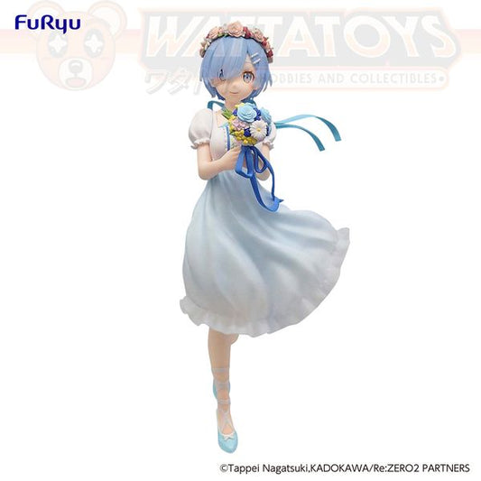 FURYU PRIZE - Re:ZERO -Starting Life in Another World - Trio-Try-iT Figure - Rem Bridesmaid