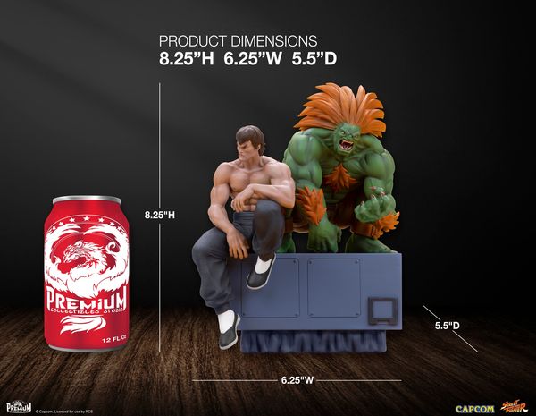 PRE ORDER - Premium Collectibles Studio - Street Fighter - Blanka and Fei Long 1:10 - Street Jam Statue Set