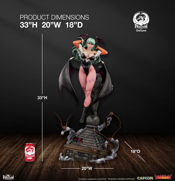 PRE ORDER - Premium Collectibles Studio - Darkstalkers - Morrigan 1:3 Scale Statue - Deluxe Edition
