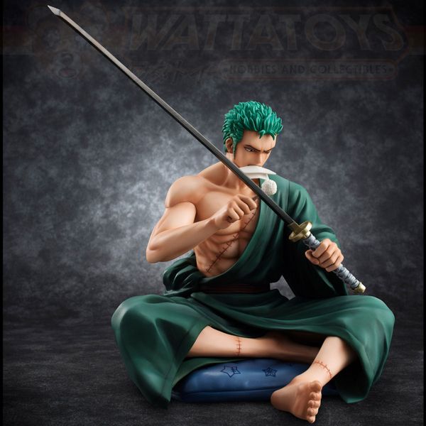 PRE ORDER - MEGAHOUSE - ONE PIECE - Portrait.Of.Pirates “S.O.C” Roronoa Zoro (Repeat)