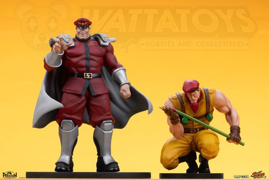PRE ORDER - Premium Collectibles Studio - Street Fighter Street Jam - M. Bison and Rolento 1:10 - Street Jam Statue Set