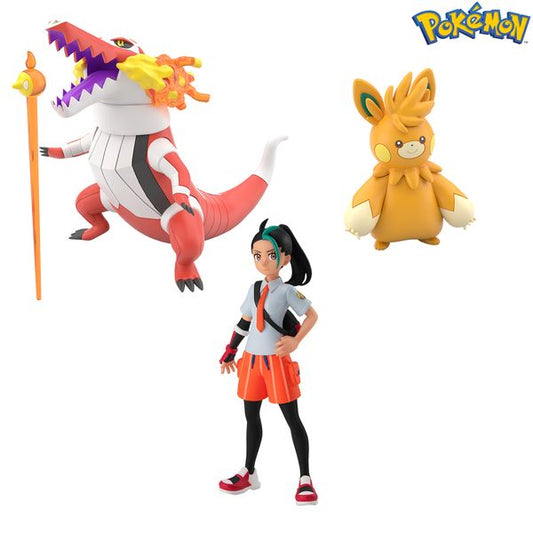 PRE ORDER - P-BANDAI POKEMON - POKÉMON SCALE WORLD PALDEA REGION NEMONA & SKELEDIRGE & PAWMOT