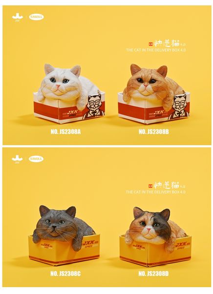 PRE ORDER - JXK SMALL - 1/6 The cat in the delivery box 4.0