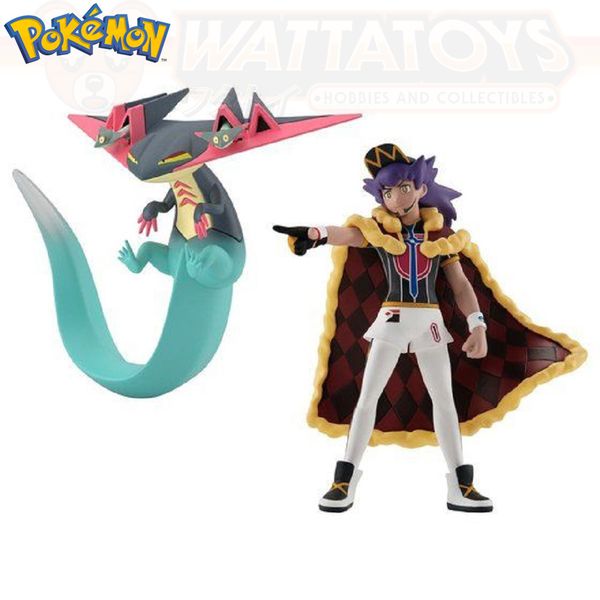 PRE ORDER - PBANDAI - POKEMON - POKÉMON SCALE WORLD GALAR REGION LEON & DRAGAPULT