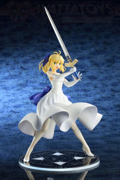 PRE ORDER - BellFine - Fate/Stay Night Unlimited Blade Works - Saber White Dress Renewal Version 1/8 (re-run)