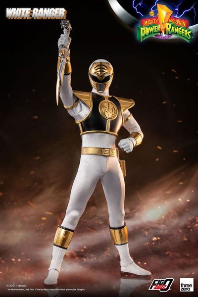 PRE ORDER - THREEZERO - Mighty Morphin Power Rangers - FigZero 1/6 White Ranger