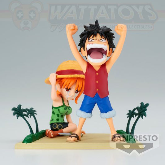 PRE ORDER - Banpresto - ONE PIECE - WORLD COLLECTABLE FIGURE LOG STORIES - MONKEY.D.LUFFY & NAMI