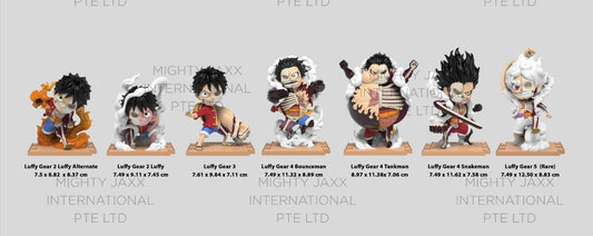 PRE ORDER - MIGHTY JAXX - One Piece - Freeny's Hidden Dissection One Piece (Luffy's Gears Edition) 6pcs