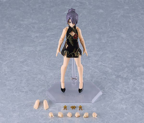 PRE ORDER - Max Factory - figma Styles - figma Female Body (Mika) with Mini Skirt Chinese Dress Outfit