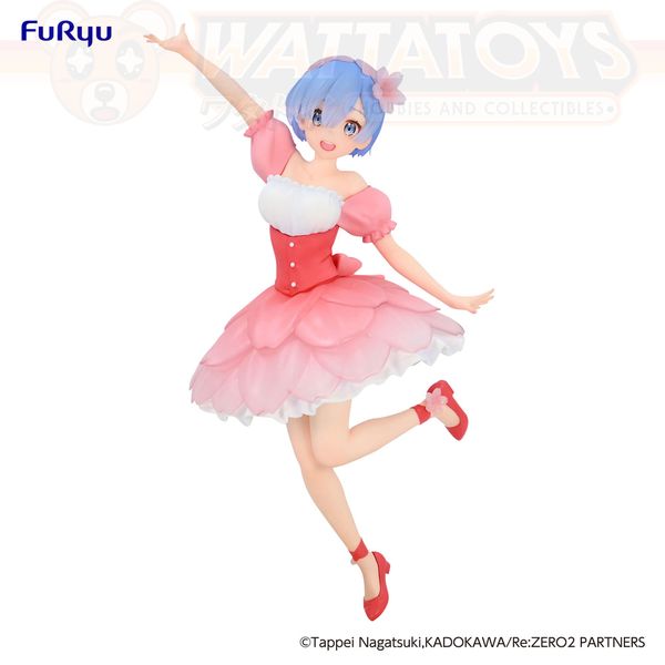 PRE ORDER - FURYU - Re:ZERO -Starting Life in Another World - Trio-Try-iT Figure - Rem Cherry Blossom