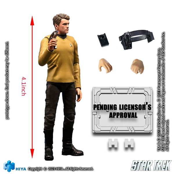 PRE ORDER - Hiya toys - Star Trek 2009 - 1/18 EMS0260 EXQUISITE MINI Series : Star Trek 2009 - Chekov (10cm)