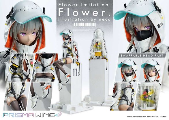 PRE ORDER - Prime 1 Studio - Flower Imitation - PRISMA WING Flower. Illustration by neco 1/7