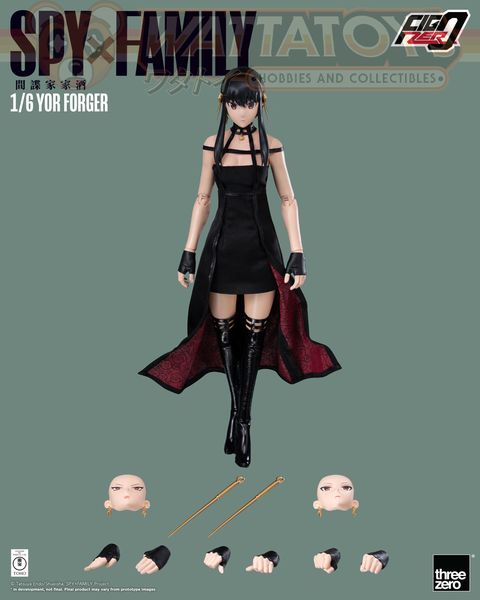 PREORDER - ThreeZero - SPY×FAMILY - FigZero 1/6 Yor Forger