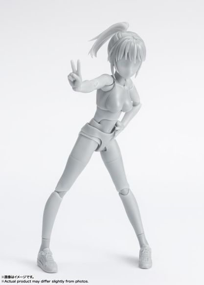 PREORDER - Bandai Tamashii Nations - S.H.Figuarts BODY-CHAN School Life Edition DX SET (Gray Color Ver.)