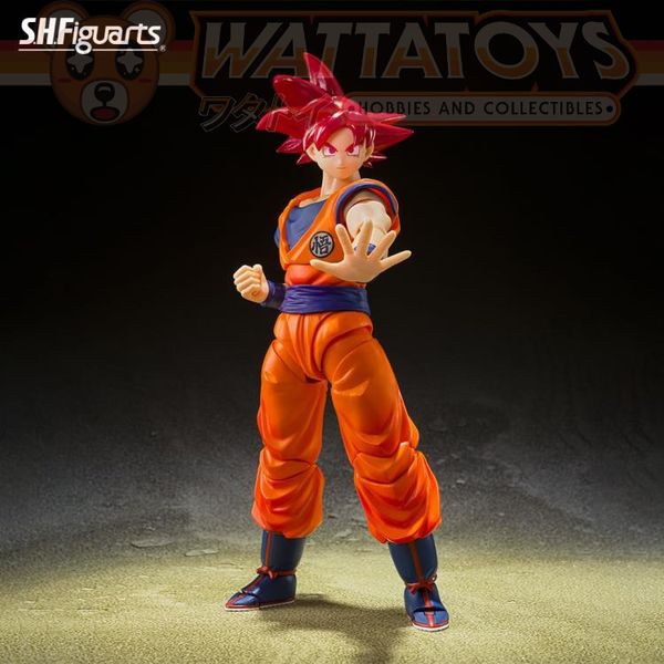 PREORDER - Bandai Tamashii Nations - Dragon Ball Super - S.H.Figuarts Super Saiyan God Goku (Saiyan God of Virtue)