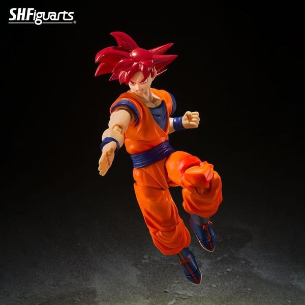 PREORDER - Bandai Tamashii Nations - Dragon Ball Super - S.H.Figuarts Super Saiyan God Goku (Saiyan God of Virtue)