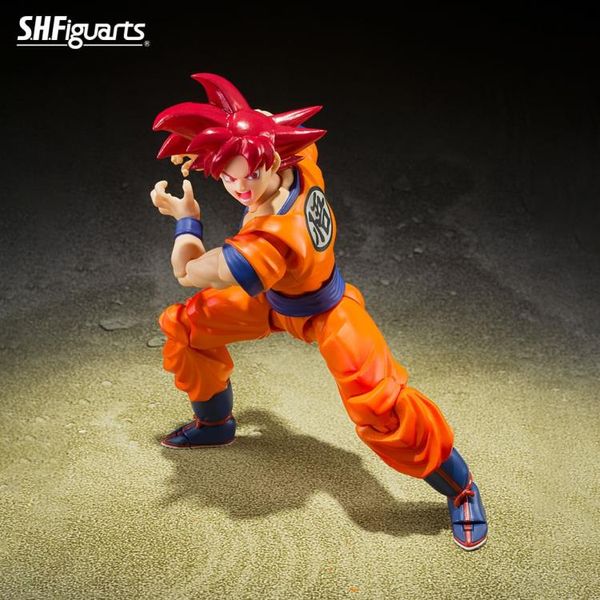 PREORDER - Bandai Tamashii Nations - Dragon Ball Super - S.H.Figuarts Super Saiyan God Goku (Saiyan God of Virtue)