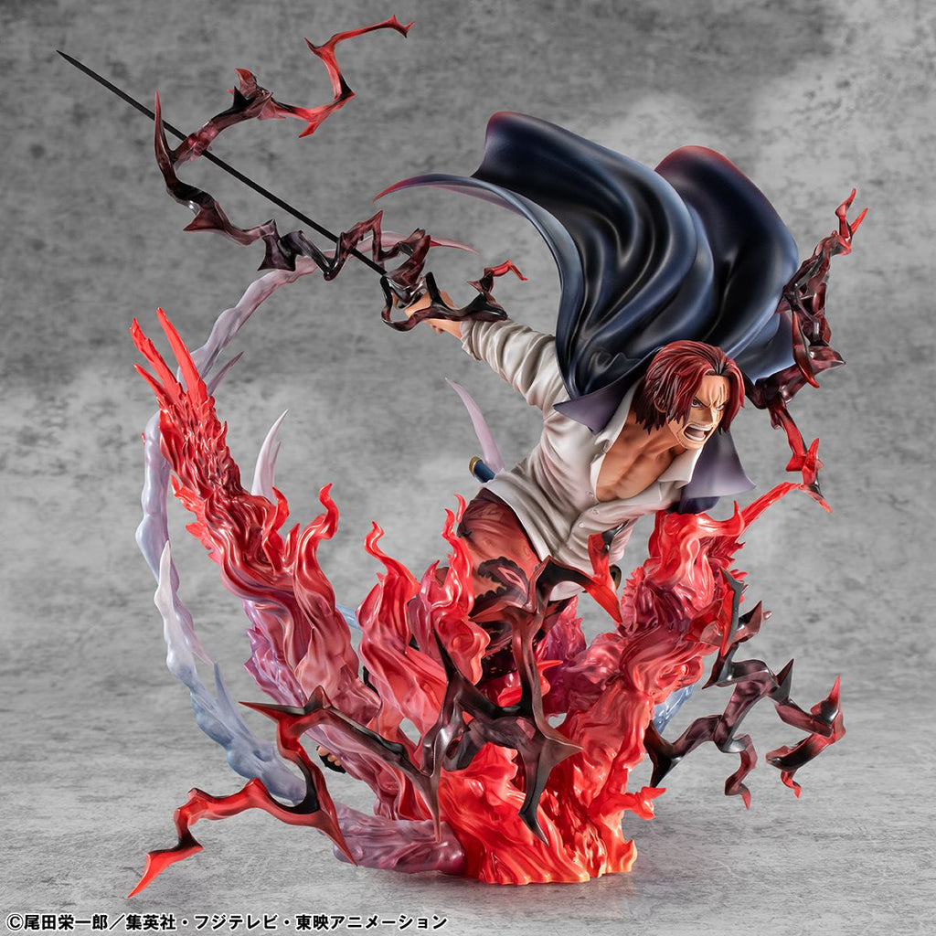 [PRE-ORDER] Megahouse Portrait.Of.Pirates ONE PIECE “SA- MAXIMUM” Leader of Red Hair Pirates Red- Haired Shanks Kamusari