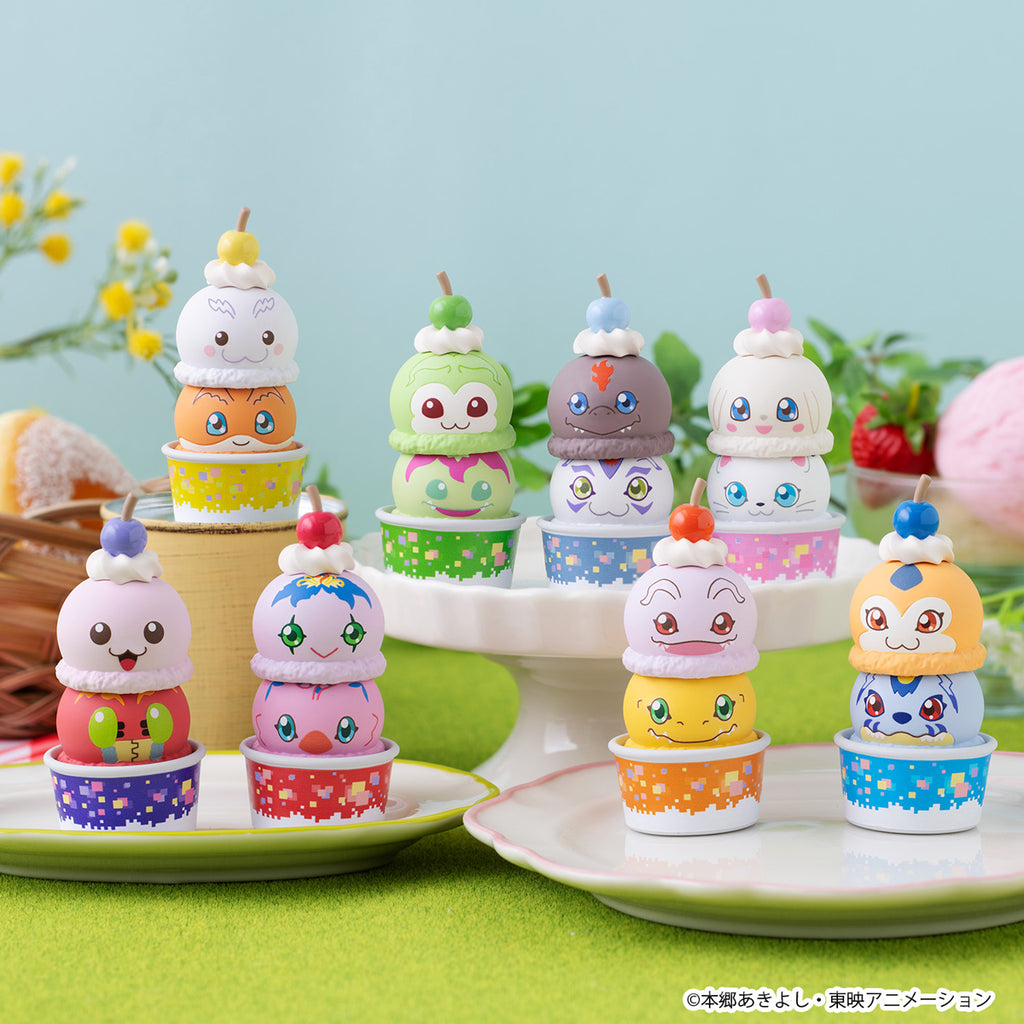 [PRE-ORDER] Megahouse BOX OF 8  -  Tsumichen Stack up & Change Digimon Adventure